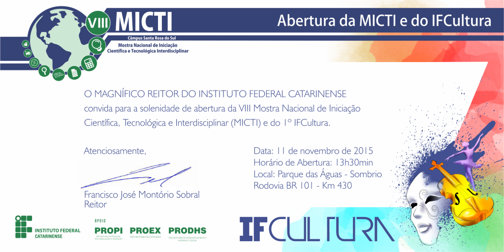 Convite MICTI+IFCultura